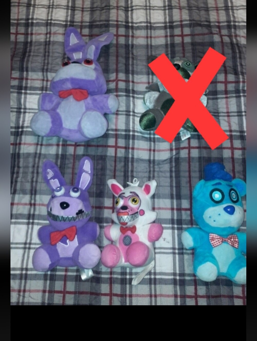 FNAF five nights at freddys charachter lot of plush